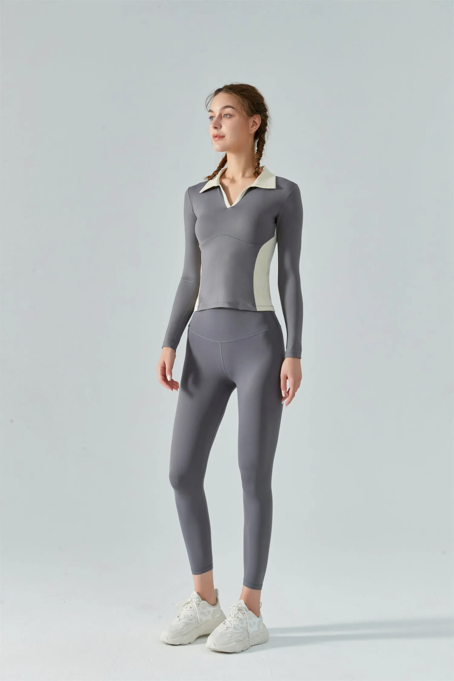 Collared Sports Top