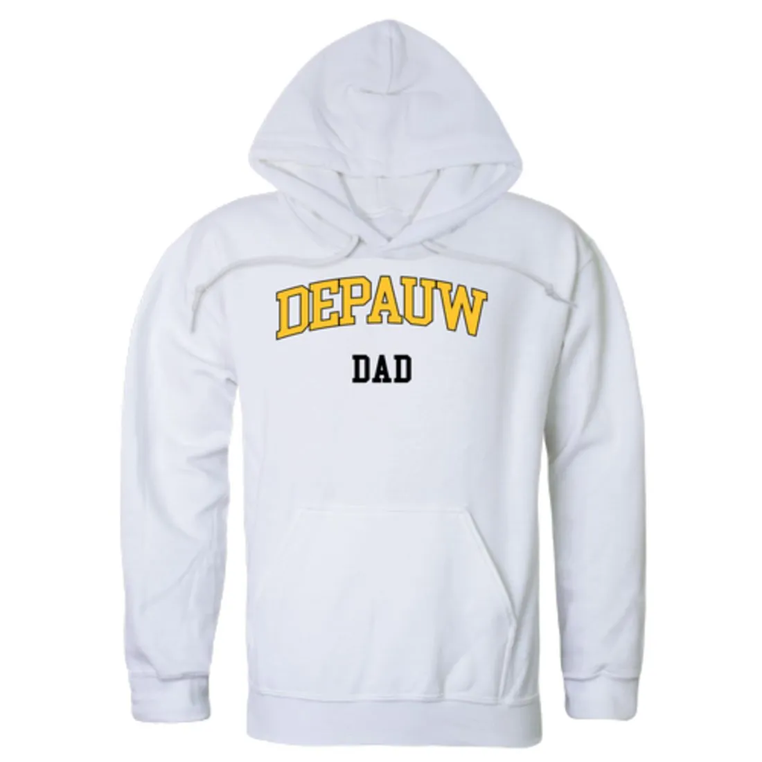 DePauw University Tigers Dad Fleece Hoodie Sweatshirts