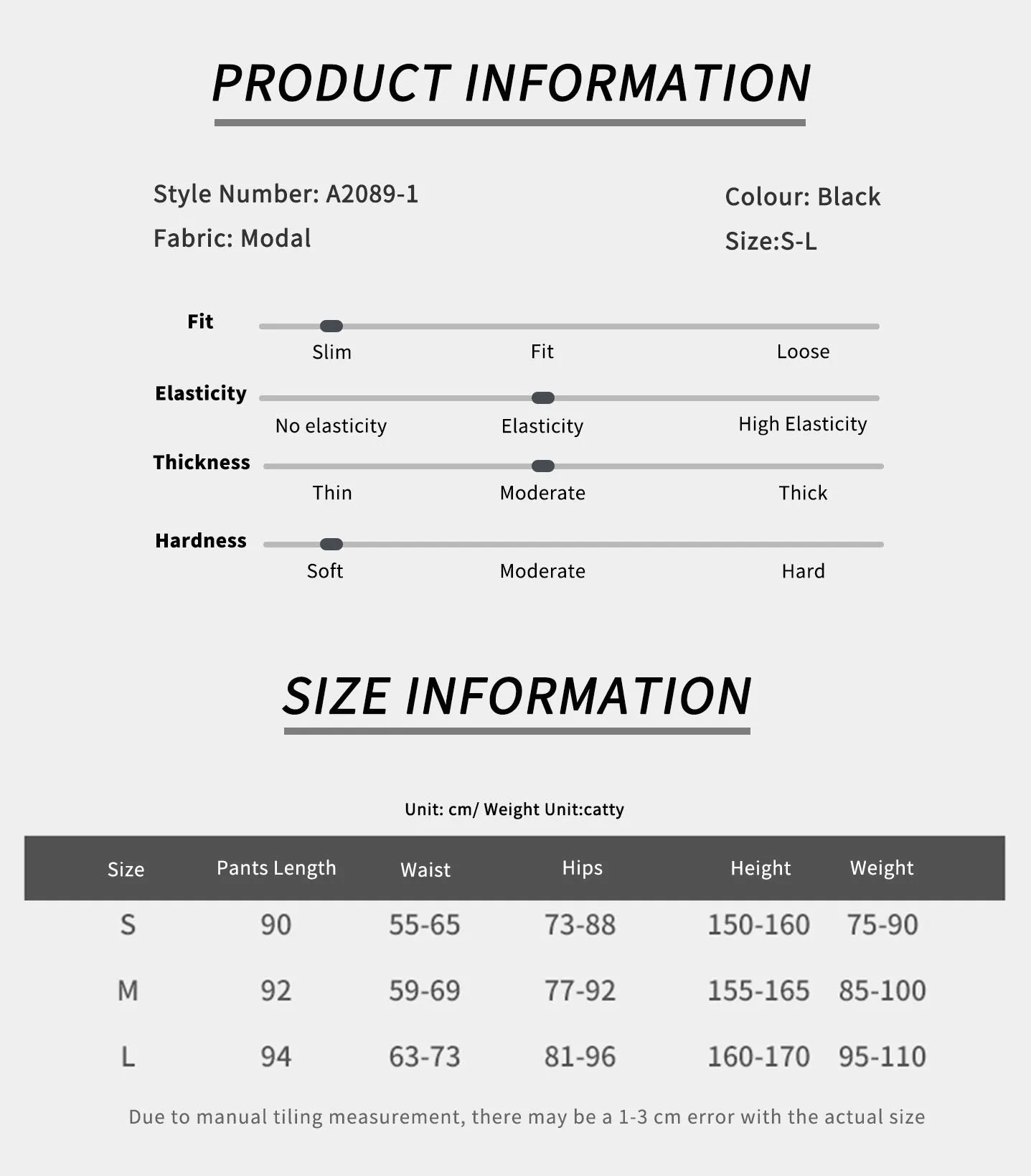 Elastic Step High Elastic Latin Dance Black Leggings