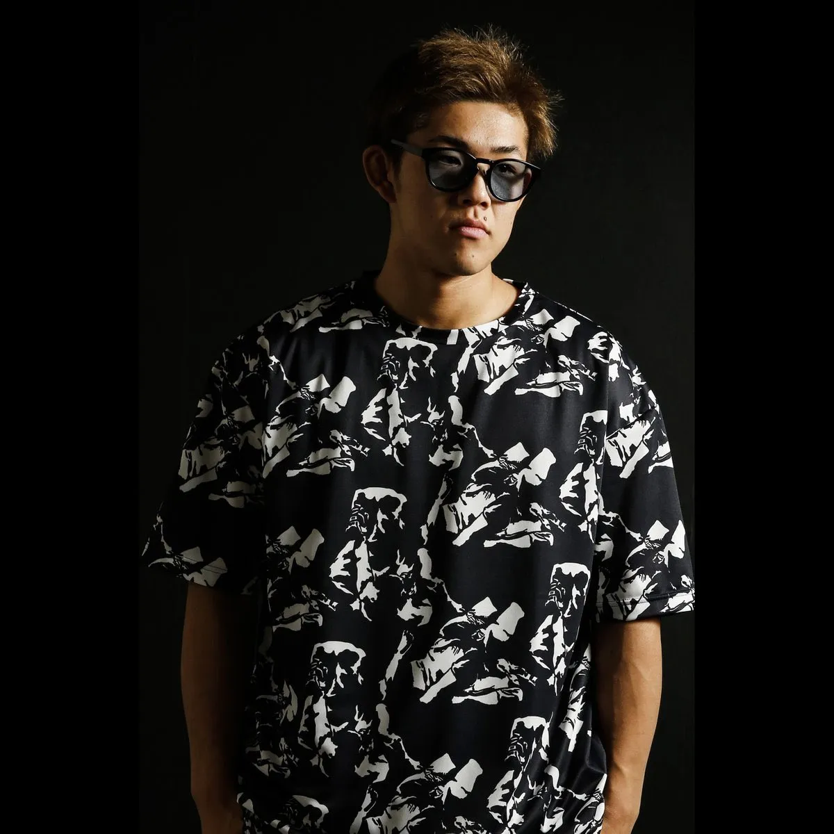 Mandala Oversized Dry T-Shirt