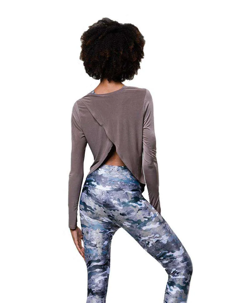 Tulip Back Long Sleeve Top