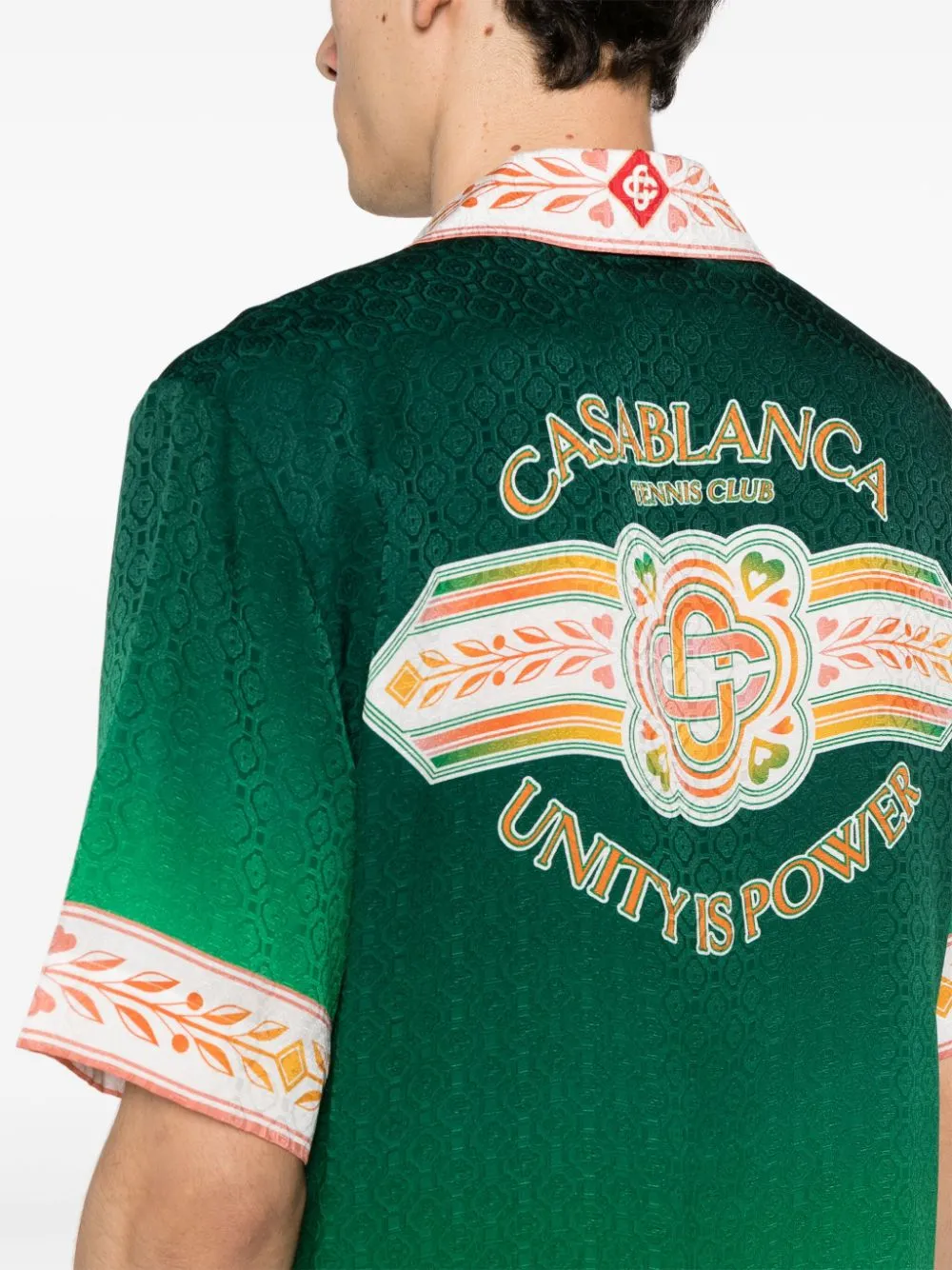 Unity Is Power silk shirt